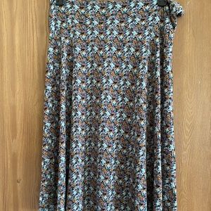 Patterned LuLaRoe Azure Skirt